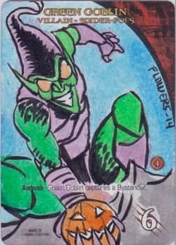 2015 Upper Deck Marvel 3D - Legendary Playable Sketches #NNO Green Goblin Front