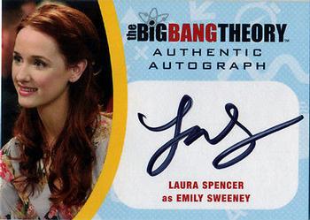 2016 Cryptozoic The Big Bang Theory Seasons 6 & 7 - Autographs #LS2 Laura Spencer Front