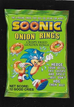 2017 Topps Wacky Packages 50th Anniversary #7 Soonic Onion Rings Front