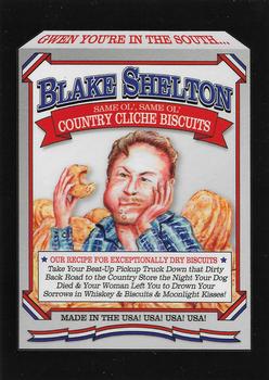 2017 Topps Wacky Packages 50th Anniversary #5 Blake Shelton Country Cliche Biscuits Front