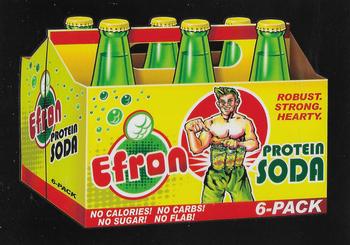 2017 Topps Wacky Packages 50th Anniversary #8 Efron Soda 6-Pack Front