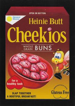2017 Topps Wacky Packages 50th Anniversary #2 Heinie Butt Cheekios Front