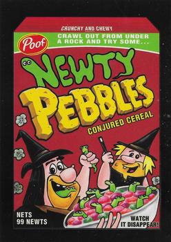 2017 Topps Wacky Packages 50th Anniversary #6 Newty Pebbles Front