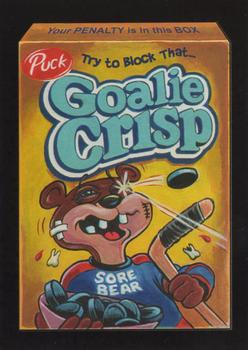 2017 Topps Wacky Packages 50th Anniversary #8 Goalie Crisp Front