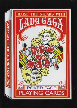 2017 Topps Wacky Packages 50th Anniversary #5 Lady Gaga Poker Playing Cards Front