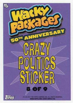 2017 Topps Wacky Packages 50th Anniversary #8 Ted Cruz's Astrology Tarot Cards Back