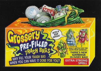 2017 Topps Wacky Packages 50th Anniversary #3 Grossery Pre-Filled Trash Bags Front