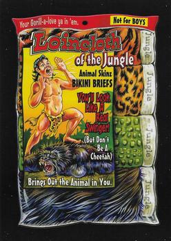 2017 Topps Wacky Packages 50th Anniversary #9 Loincloth of the Jungle Bikini Briefs Front