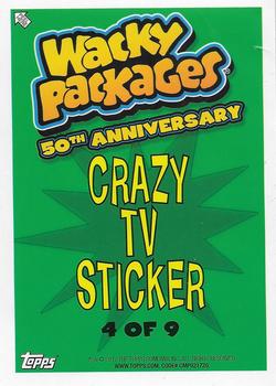 2017 Topps Wacky Packages 50th Anniversary #4 SpongeBob Salt Water Laundry Starch Back