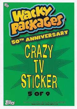 2017 Topps Wacky Packages 50th Anniversary #5 Acme Bug's Instant Rabbit Hole Back