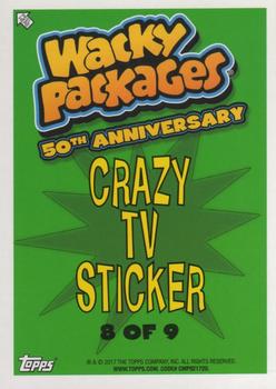 2017 Topps Wacky Packages 50th Anniversary #8 Draggin' Uhaul Z Back