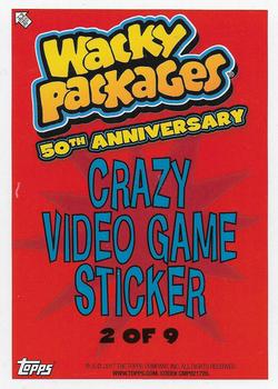 2017 Topps Wacky Packages 50th Anniversary #2 Princess Peaches Can of Peaches Back