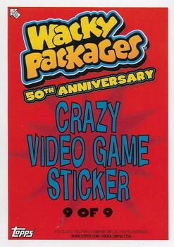 2017 Topps Wacky Packages 50th Anniversary #9 Overweight watch: Obese Edition Back
