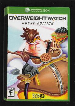 2017 Topps Wacky Packages 50th Anniversary #9 Overweight watch: Obese Edition Front