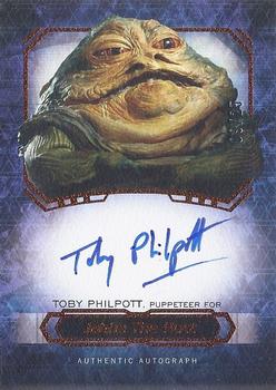 2016 Topps Star Wars Masterwork - Autographs Canvas #NNO Toby Philpott Front