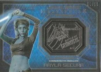 2016 Topps Star Wars Masterwork - Medallion Relics Silver #NNO Aayla Secura Front