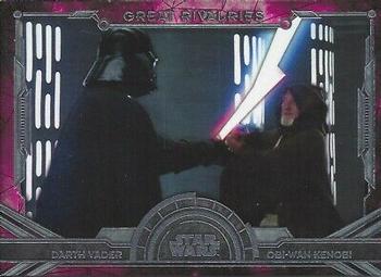2016 Topps Star Wars Masterwork - Great Rivalries #GR-1 Obi-Wan Kenobi / Darth Vader Front