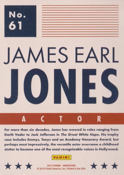 2015 Panini Americana - Blue #61 James Earl Jones Back