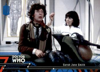 2016 Topps Doctor Who Extraterrestrial Encounters - Blue #16 Sarah Jane Smith Front