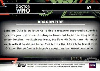 2016 Topps Doctor Who Extraterrestrial Encounters - Red #67 Dragonfire Back