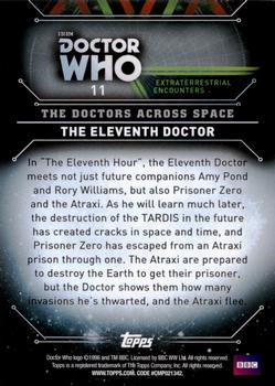 2016 Topps Doctor Who Extraterrestrial Encounters - Doctors Across Space #11 The Eleventh Doctor Back