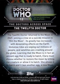 2016 Topps Doctor Who Extraterrestrial Encounters - Doctors Across Space #12 The Twelfth Doctor Back