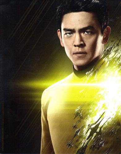 2016 Star Trek Beyond Blu-Ray Oversized Character Cards #NNO Spock / Hikaru Sulu Back