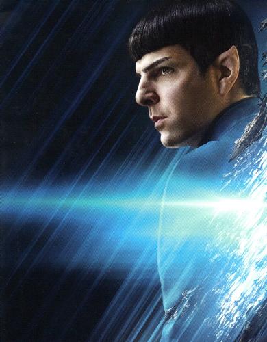 2016 Star Trek Beyond Blu-Ray Oversized Character Cards #NNO Spock / Hikaru Sulu Front