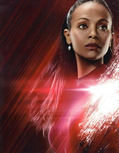 2016 Star Trek Beyond Blu-Ray Oversized Character Cards #NNO Nyota Uhura / Pavel Chekov Front
