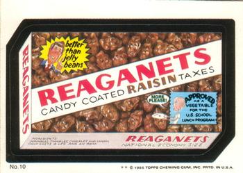 1985 Topps Wacky Packages #10 Reaganets Front