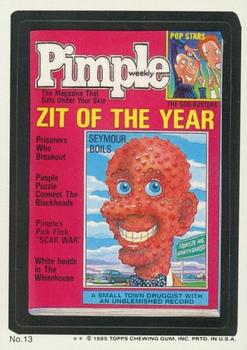1985 Topps Wacky Packages #13 Pimple Magazine Front