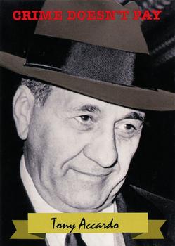 2016 Historic Autographs The Mob #41 Tony Accardo Front