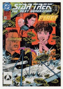 2016 Rittenhouse Star Trek: The Next Generation Portfolio Prints Series Two - Comic Book Cards #32 Wet Behind The Ears Front