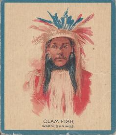 1934 Papoose Gum Indians (V254) #3 Clam Fish Front