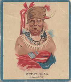 1934 Papoose Gum Indians (V254) #12 Great Bear Front
