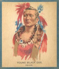 1934 Papoose Gum Indians (V254) #16 Young Black Dog Front
