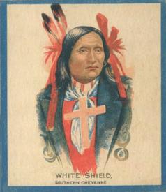 1934 Papoose Gum Indians (V254) #18 White Shield Front