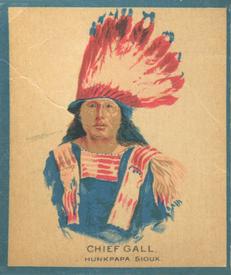 1934 Papoose Gum Indians (V254) #22 Chief Gall Front