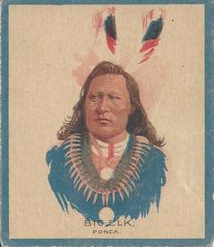 1934 Papoose Gum Indians (V254) #34 Big Elk Front
