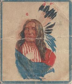 1934 Papoose Gum Indians (V254) #39 Black Eye Front