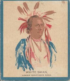 1934 Papoose Gum Indians (V254) #44 White Swan Front