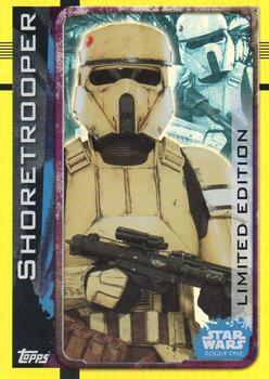 2016 Topps Star Wars Rogue One (UK Version) - Limited Edition #LEPP Shoretrooper Front