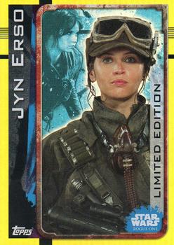2016 Topps Star Wars Rogue One (UK Version) - Limited Edition #LESA Jyn Erso Front