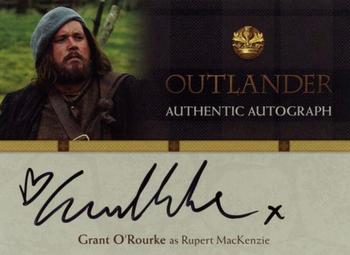 2016 Cryptozoic Outlander Season 1 - Autographs #GO Grant O'Rourke Front