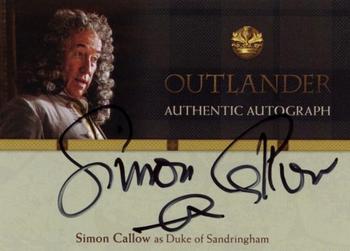2016 Cryptozoic Outlander Season 1 - Autographs #SC Simon Callow Front
