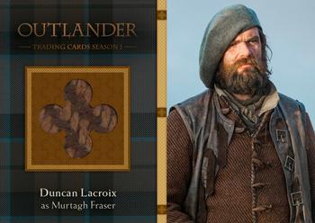 2016 Cryptozoic Outlander Season 1 - Wardrobe #M11 Duncan Lacroix as Murtagh Fraser Front