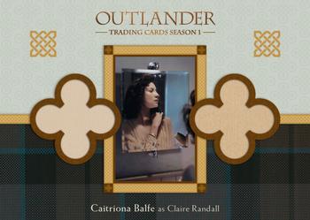 2016 Cryptozoic Outlander Season 1 - Dual Wardrobe #DM9 Caitriona Balfe as Claire Randall Front