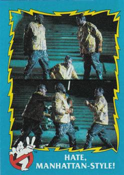 1989 Regina Ghostbusters II (Australia) #57 Hate, Manhattan-Style! Front
