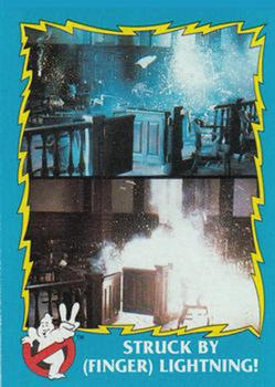 1989 Regina Ghostbusters II (New Zealand) #26 Struck by (Finger) Lightning! Front
