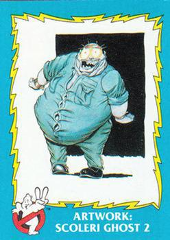 1989 Regina Ghostbusters II (New Zealand) #87 Artwork: Scoleri Ghost 2 Front